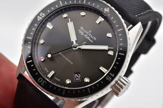 Thumbnail von Blancpain Fifty Fathoms Bathyscaphe 5000-1110-NABA </h1>