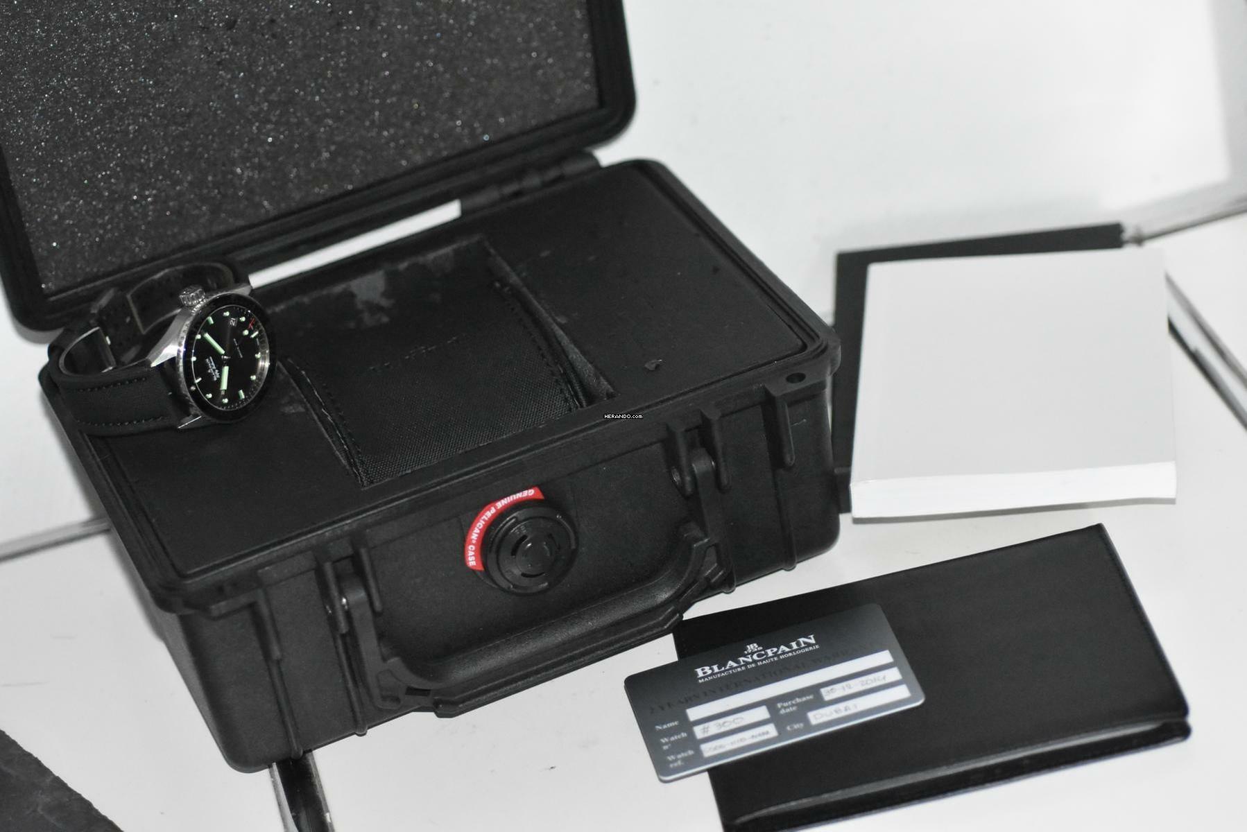 Thumbnail von Blancpain Fifty Fathoms Bathyscaphe 5000-1110-NABA </h1>