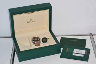 Thumbnail von Rolex Datejust 41 126303 Wimbledon Dial Green LC100 Stickers 18k Yellow Gold </h1>