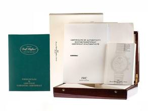 Thumbnail von IWC Il Destriero Scafusia Ref.1868 1993 Full Set original unpoliert