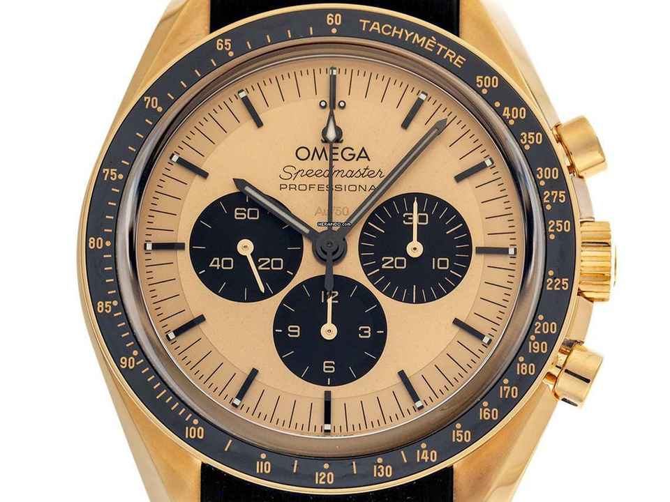  Omega Speedmaster Professional Moonwatch 18kt Moonshine-Gold Ref.310.62.42.50.99.001 2024 Full Set Ungetragen 