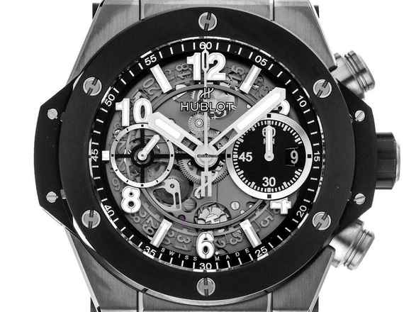  Hublot Big Bang Unico Titanium Ref.411.NM.1171.RX 2024 Full Set Ungetragen  