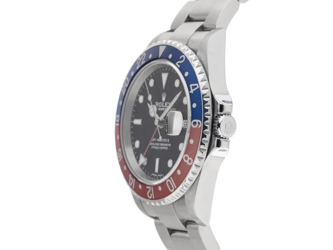 Thumbnail von Rolex GMT-Master II Pepsi Ref.16710T 2006 Box&Beschreibung sehr gut Vintage </h1>