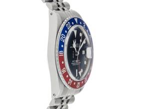 Thumbnail von Rolex GMT-Master Pepsi open 6/9 Ref.16750 1985 Box&Beschreibung wie Neu Vintage