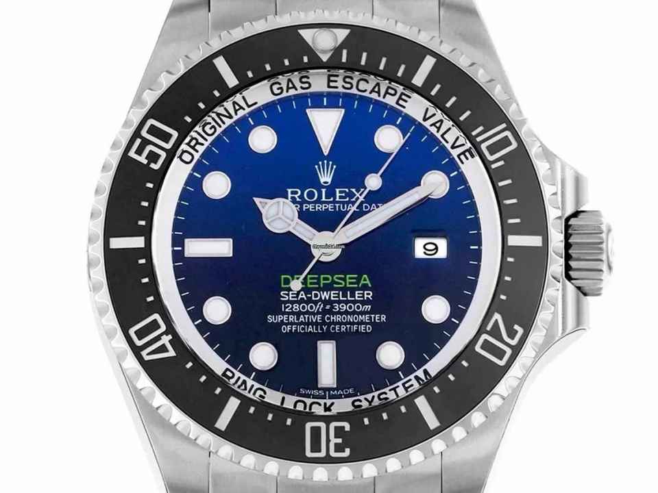  Rolex Sea-Dweller Deepsea Blue James Cameron Ref.116660 2016 Full Set wie Neu Vintage 