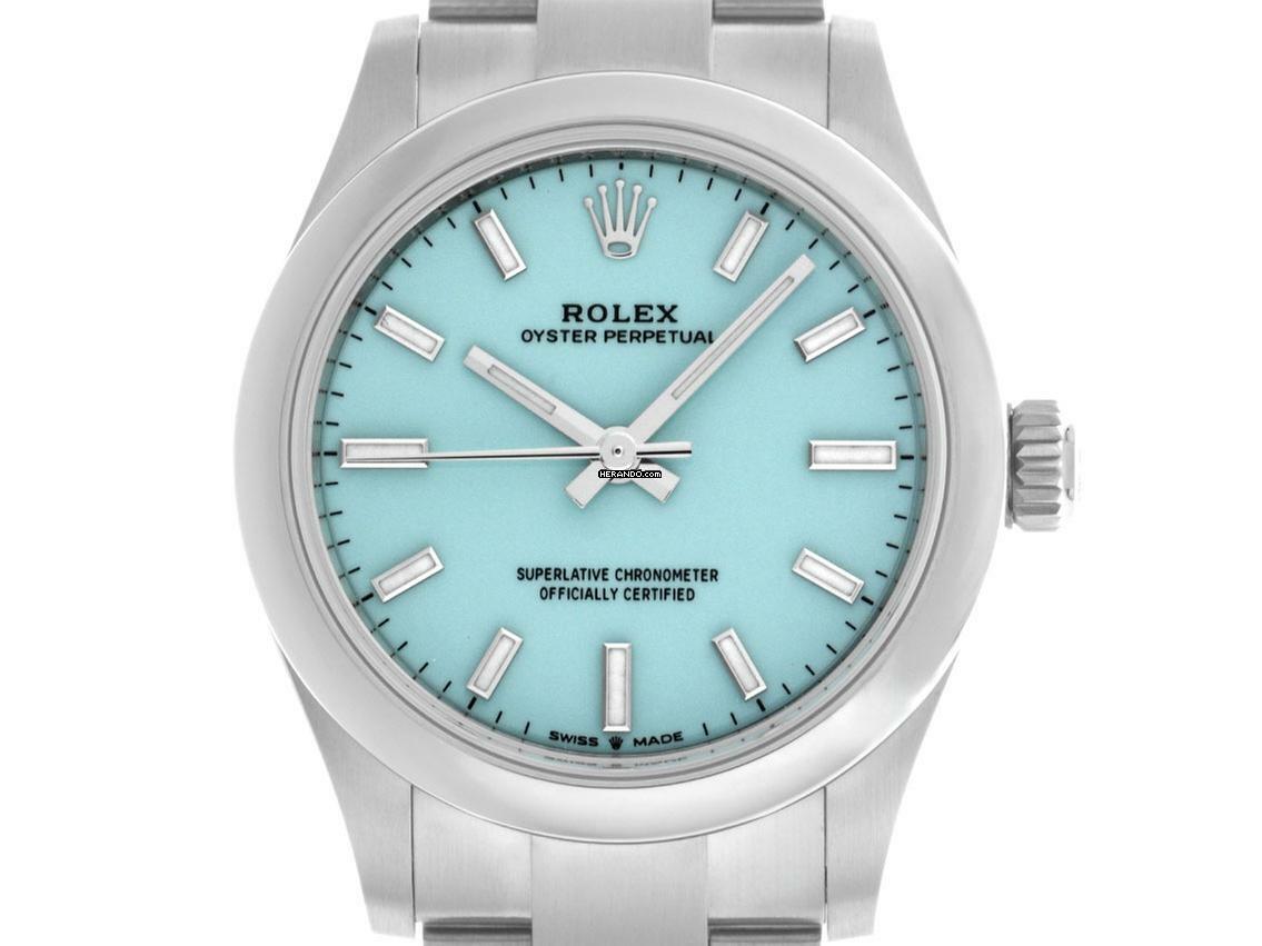 Rolex Oyster Perpetual 31 Tiffany Ref.277200 2022 Full Set Ungetragen </h1>