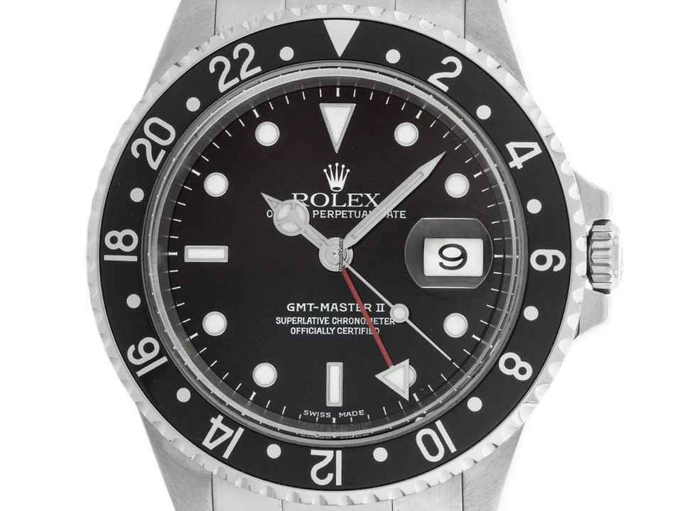  Rolex GMT-Master II Ref.16710 2002 Full Set wie Neu Vintage </h1> 