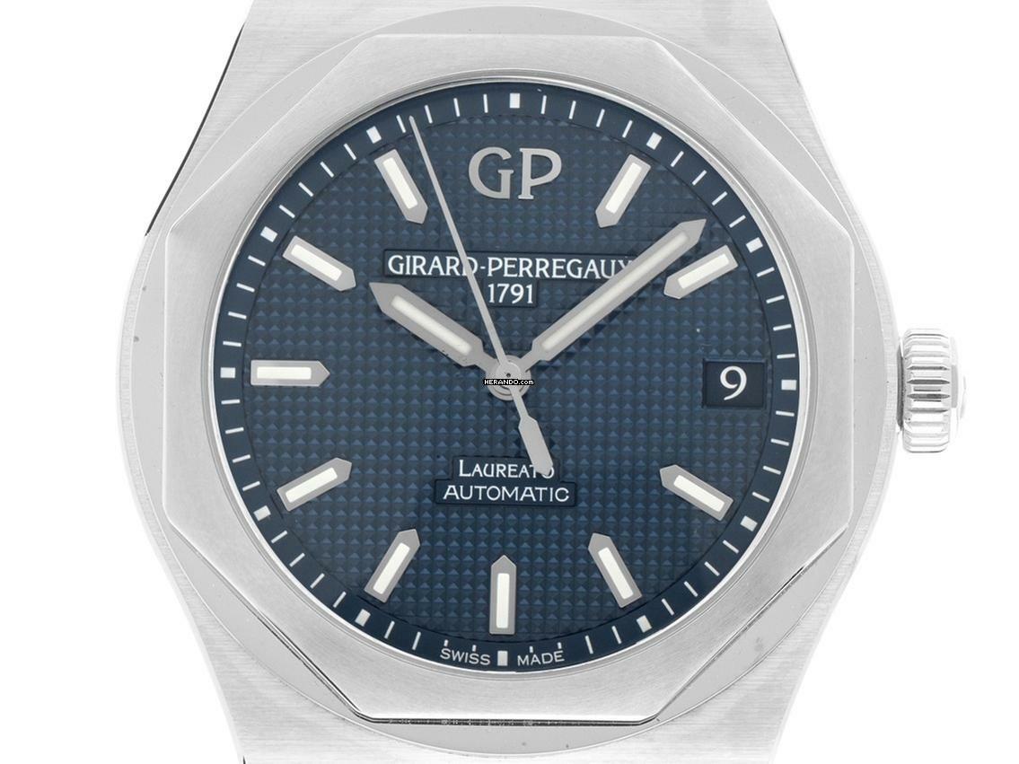  Girard Perregaux Laureato Ref.81010-11-431-11A 2025 Full Set Ungetragen 