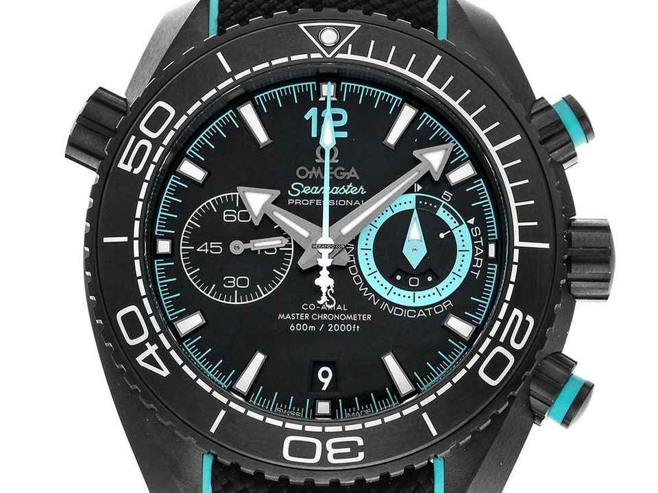  Omega Seamaster Planet Ocean Chronograph 600m Ref.215.92.46.51.01.003 2024 Full Set Ungetragen 