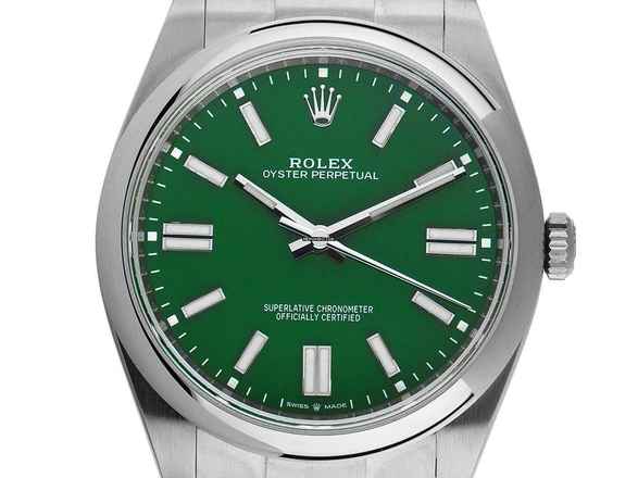  Rolex Oyster Perpetual 41 Ref.124300 2025 Full Set Ungetragen 