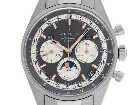  Zenith Chronomaster Original Mondphase Ref.03.3400.3610/39.M3200 2025 Full Set Ungetragen 