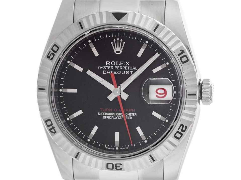  Rolex Datejust Turn-O-Graph Turn-O-Graph Red Date Ref.116264 2005 Box&Beschreibung sehr gut Vintage  
