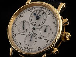 Thumbnail von Chronoswiss Kairos Chronograph Ref. CH7221 1990 Full Set wie Neu Vintage </h1>