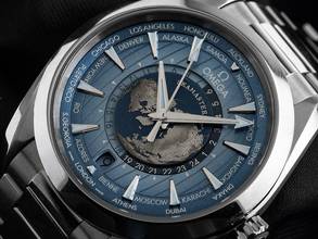 Thumbnail von Omega Seamaster Aqua Terra Worldtimer 150m GMT Woldtimer Ref.220.10.43.22.03.002 2024 Full Set Ungetragen