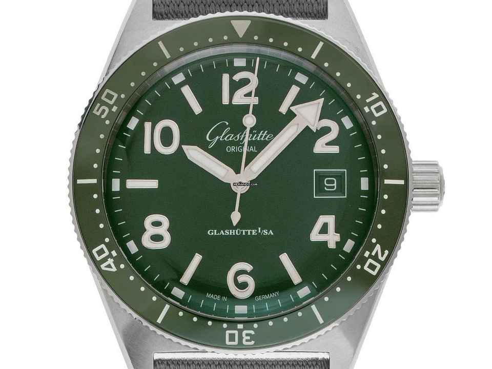  Glashütte Original SeaQ Date Ref.1-39-11-13-83-34 2025 Full Set Ungetragen 