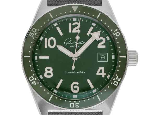  Glashütte Original SeaQ Date Ref.1-39-11-13-83-34 2025 Full Set Ungetragen 