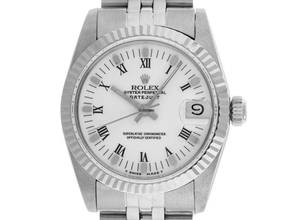 Thumbnail von Rolex Datejust 31 Medium open 6/9 Ref.68274 1988 Full Set wie Neu Vintage