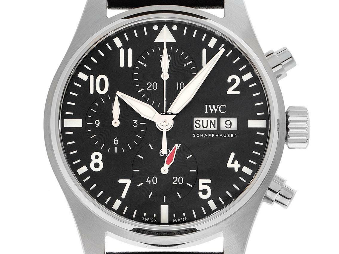  IWC Fliegeruhr Chronograph Pilot´s Watch Chronograph Ref.IW378001 2024 Full Set Ungetragen 