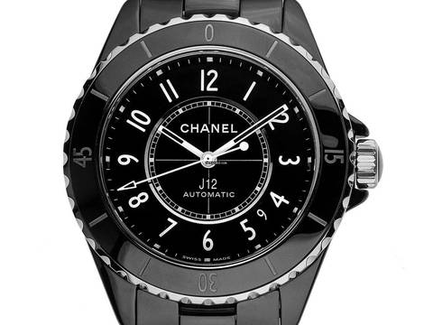  Chanel J12 Keramik Black Ref.H5697 2025 Full Set Ungetragen 