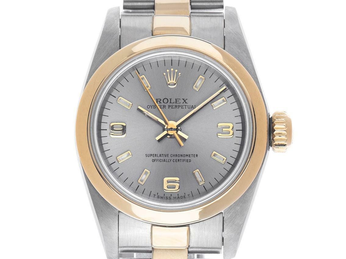  Rolex Oyster Perpetual Lady Ref.67183 1997 Full Set sehr gut Vintage </h1> 