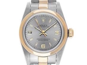 Thumbnail von Rolex Oyster Perpetual Lady Ref.67183 1997 Full Set sehr gut Vintage </h1>