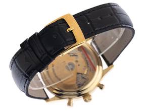 Thumbnail von Mirage Vintage Mondphase Chronograph 18kt Gelbgold 1999 sehr gut Vintage </h1>