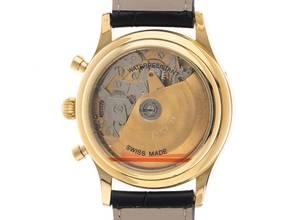 Thumbnail von Mirage Vintage Mondphase Chronograph 18kt Gelbgold 1999 sehr gut Vintage </h1>