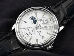 Thumbnail von Blancpain Léman Time Zone Ref.2160-1127-53 2002 original Box wie Neu Vintage