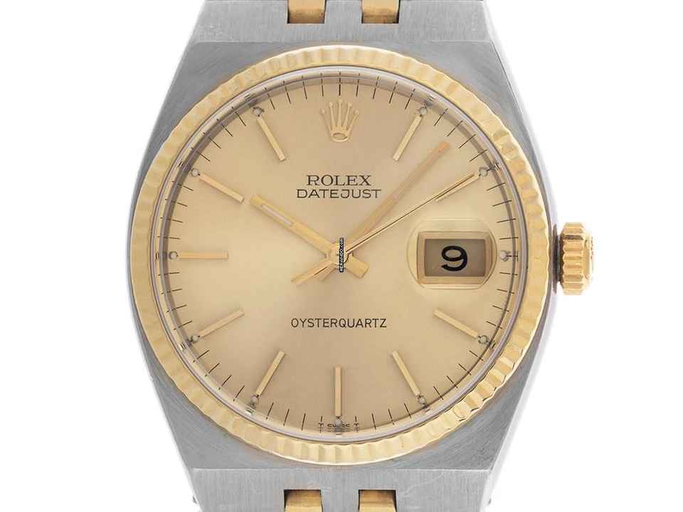  Rolex Datejust Oysterquartz Ref.17013 1979 Box&Beschreibung sehr gut Vintage  