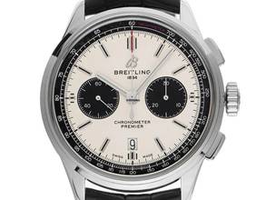 Thumbnail von Breitling Premier B01 Ref.AB0118221G1P1 2019 Box&Beschreibung wie Neu Vintage </h1>