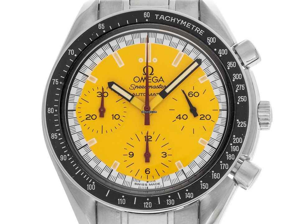  Omega Speedmaster Reduced Michael Schumacher Edition Ref.3510.12.00 1995 Full Set sehr gut Vintage </h1> 