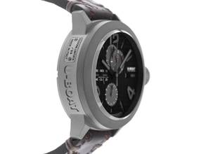 Thumbnail von U-Boat Classico 45 Titanium Tungsten Black Right Hook Ref.3005 Full Set Neu