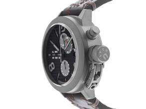 Thumbnail von U-Boat Classico 45 Titanium Tungsten Black Right Hook Ref.3005 Full Set Neu