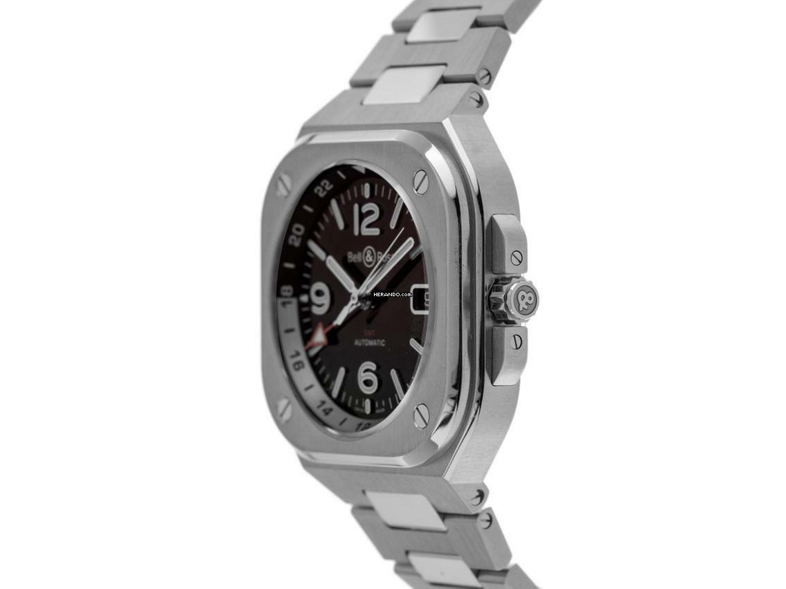 Thumbnail von Bell & Ross BR 05 GMT Black Ref.BR05G-BL-ST-SST 2024 Full Set Neu