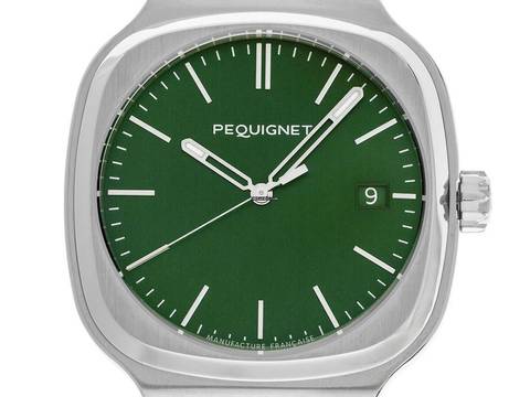  Pequignet Concorde Green Dial Ref.9040493 Full Set Neu 