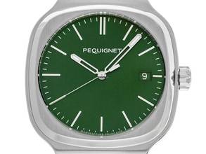 Thumbnail von Pequignet Concorde Green Dial Ref.9040493 Full Set Neu