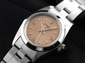 Thumbnail von Rolex Oyster Perpetual Lady Ref.67180 1997 Full Set sehr gut Vintage </h1>