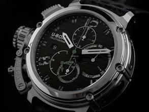 Thumbnail von U-Boat Chimera Chrono SS Nero Limitiert Ref.9592 Full Set Neu