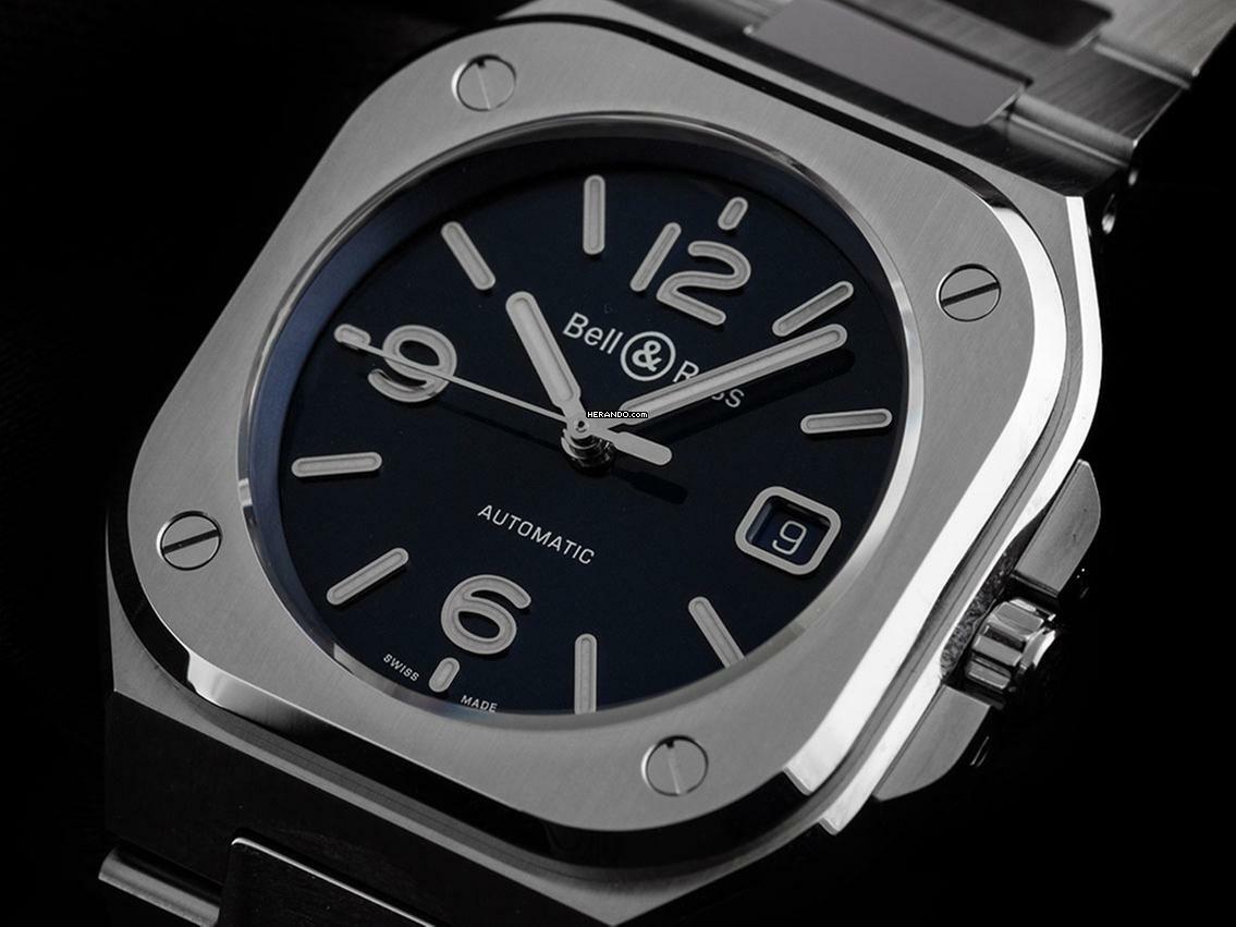 Thumbnail von Bell & Ross BR 05 Blue Ref.BR05A-BLU-ST/SST 2024 Full Set Neu