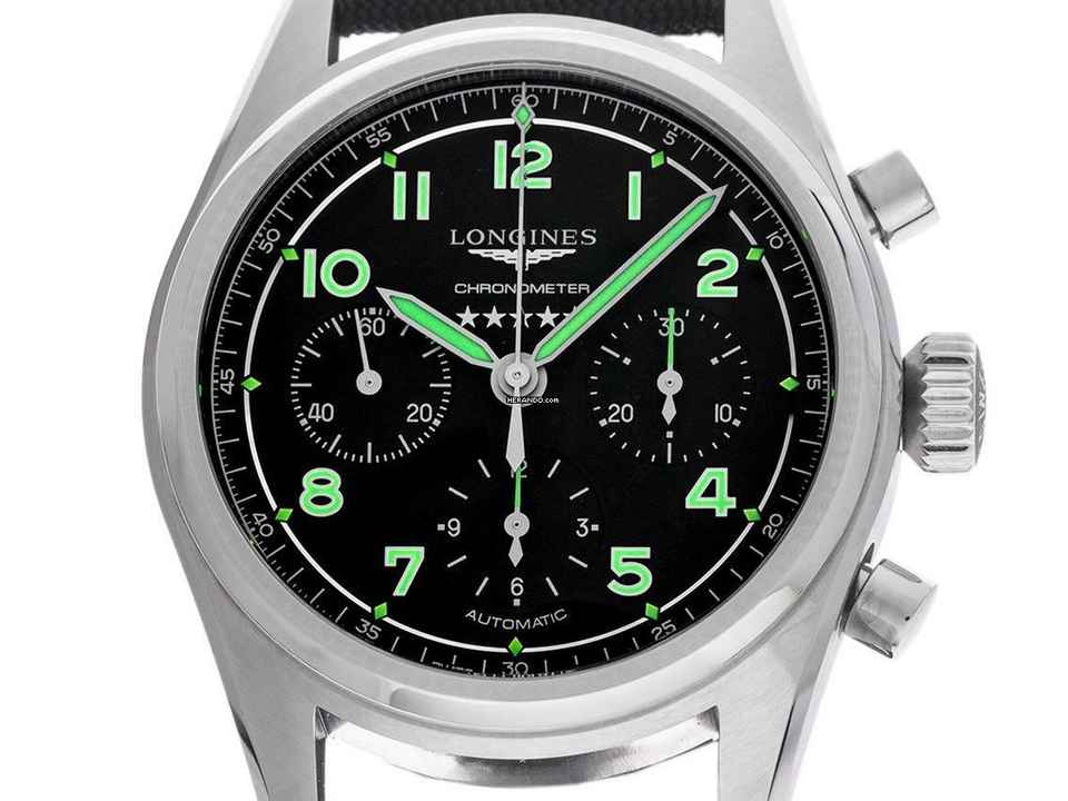  Longines Spirit Chronograph Ref.L3.829.1.53.2 2025 Full Set Ungetragen 