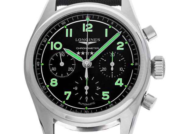 Longines Spirit Chronograph Ref.L3.829.1.53.2 2025 Full Set Ungetragen 