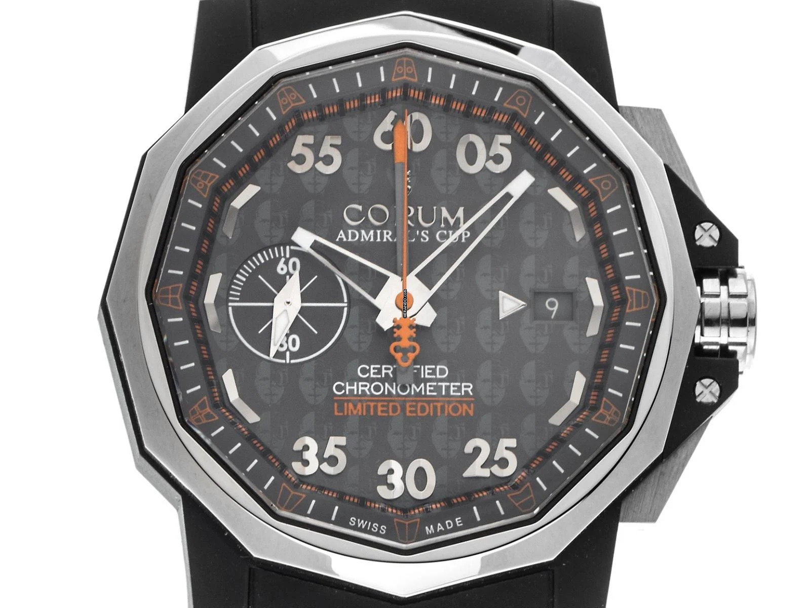  Corum Admiral's Cup Seafender Didier Cuche Ref.01.0109 2012 Box&Beschreibung Wie neu Vintage 