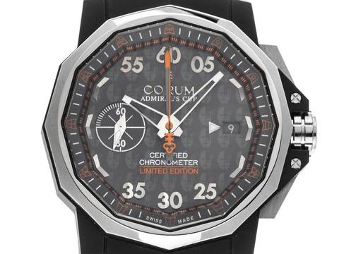  Corum Admiral's Cup Seafender Didier Cuche Ref.01.0109 2012 Box&Beschreibung Wie neu Vintage 