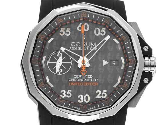  Corum Admiral's Cup Seafender Didier Cuche Ref.01.0109 2012 Box&Beschreibung Wie neu Vintage 