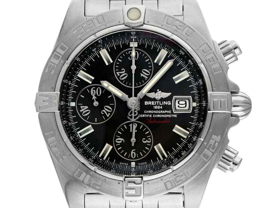  Breitling Galactic Chronograph Ref.A13364 2012 Box&Beschreibung wie Neu Vintage 