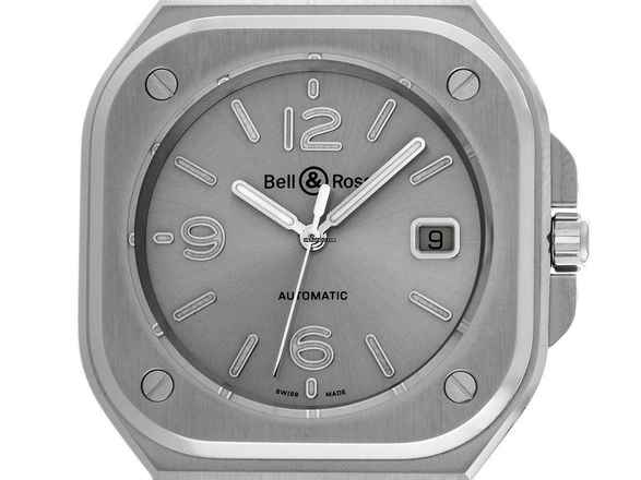  Bell & Ross BR 05 Grey Steel Ref.BR05A-GR-ST/SRB 2024 Full Set Neu 