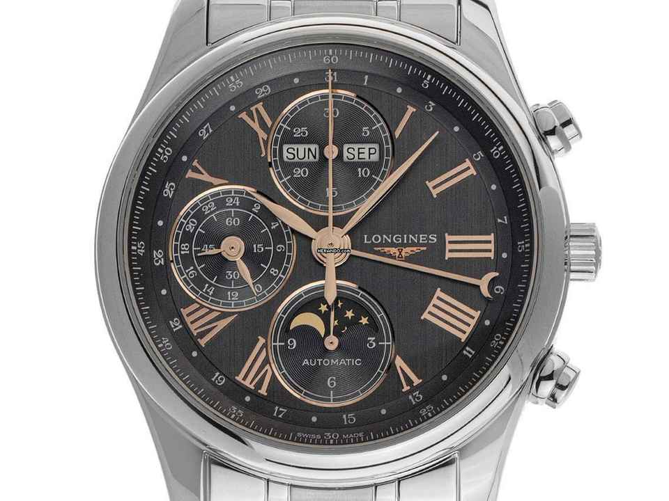  Longines Master Collection Mondphase Ref.L2.673.4.61.6 2025 Full Set Ungetragen 