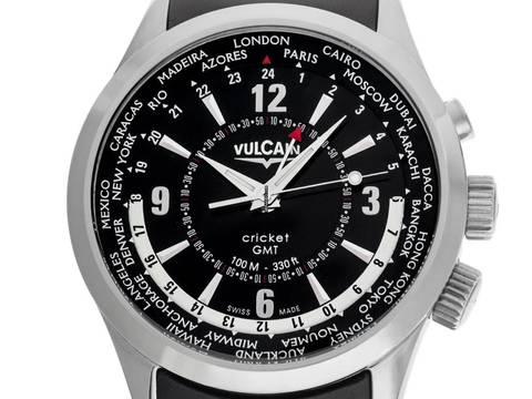  Vulcain Aviator Cricket GMT Ref.100108.028 2012 Box&Beschreibung wie Neu Vintage </h1> 