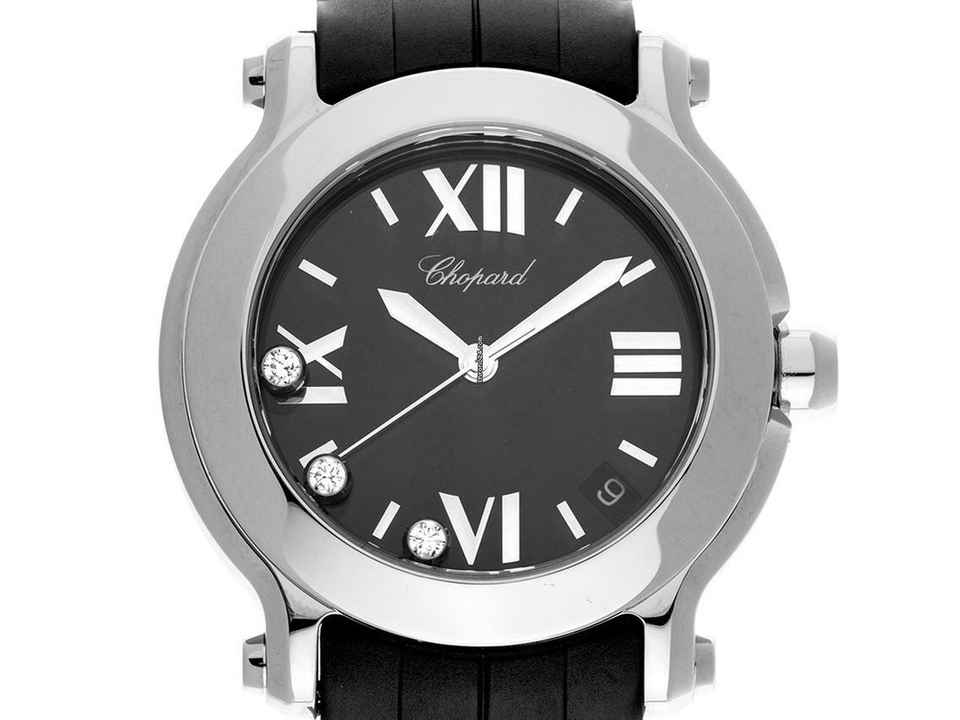  Chopard Happy Sport Diamonds Ref.278475-3014 2012 Box&Beschreibung wie Neu Vintage </h1> 