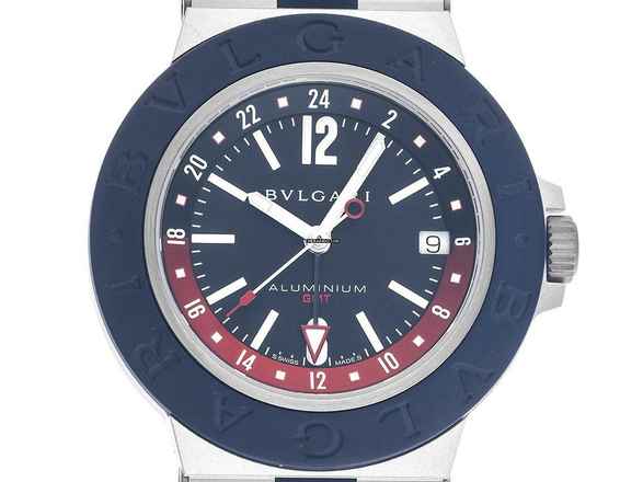  Bulgari Aluminium GMT Ref.103554 2024 Full Set Ungetragen 